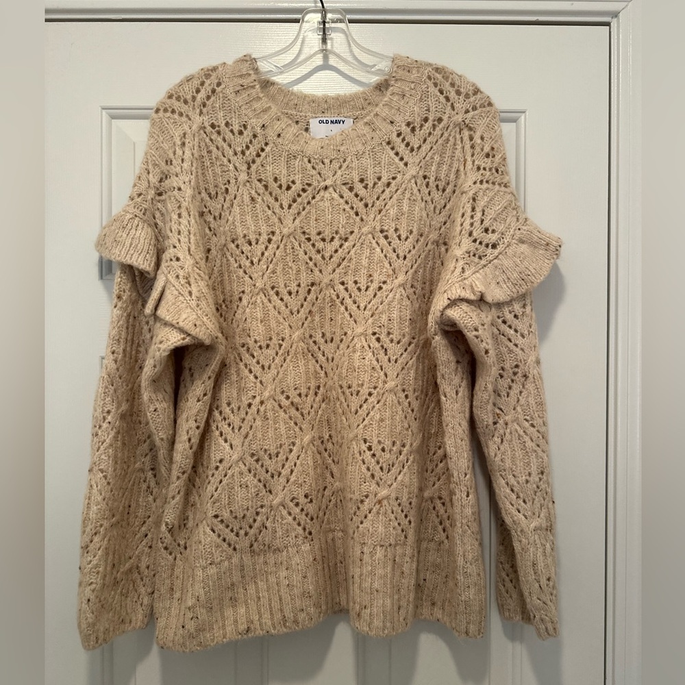 NWOT Old Navy Ruffle Sweater
